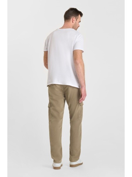 Pantalón cargo SELIAN marrón