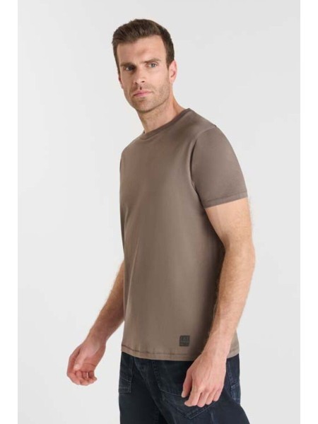 Camiseta cuello redondo OBROWN marrón | comprar ahora