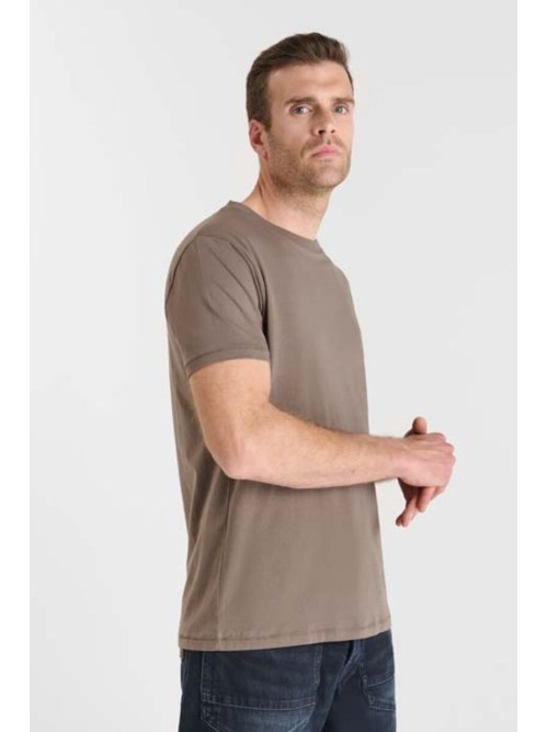 Camiseta cuello redondo OBROWN marrón | comprar ahora