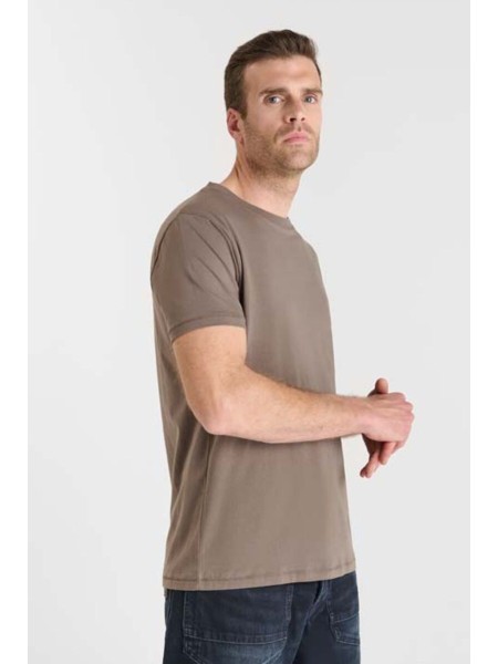 Camiseta cuello redondo OBROWN marrón | comprar ahora