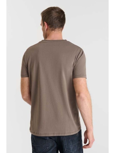 Camiseta cuello redondo OBROWN marrón | comprar ahora