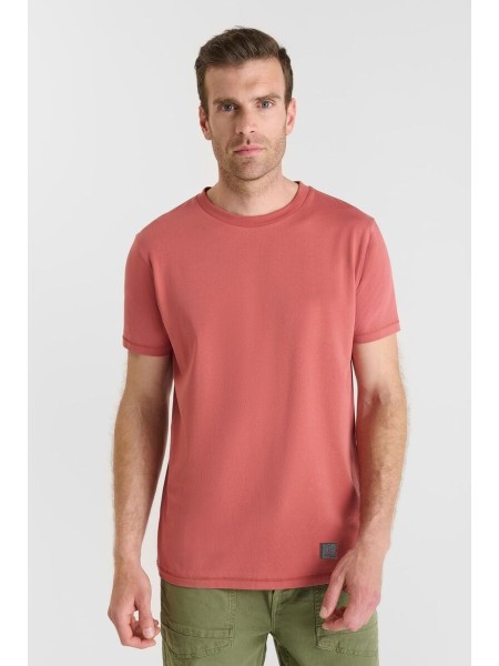 Camiseta cuello redondo OBROWN rosa | comprar ahora