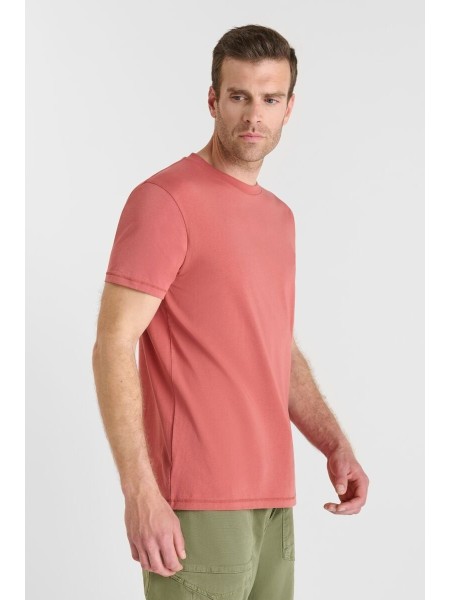 Camiseta cuello redondo OBROWN rosa | comprar ahora