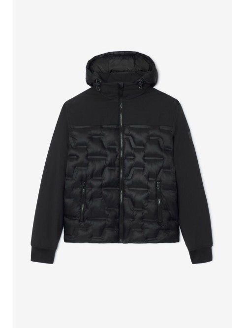 Plumífero capucha extraíble REJAN negro - comprar ahora