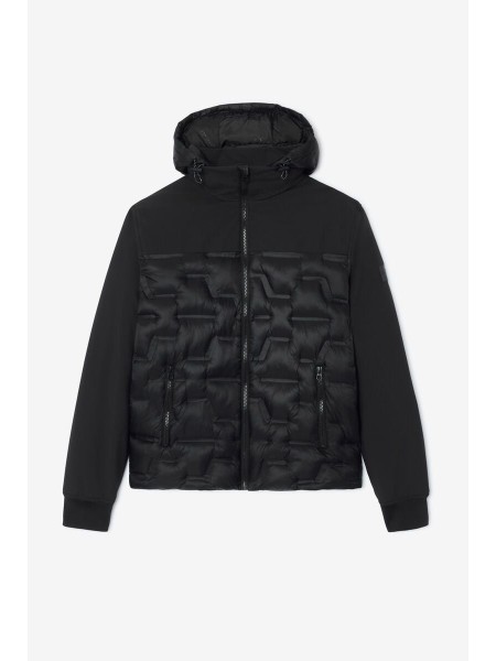 Plumífero capucha extraíble REJAN negro - comprar ahora