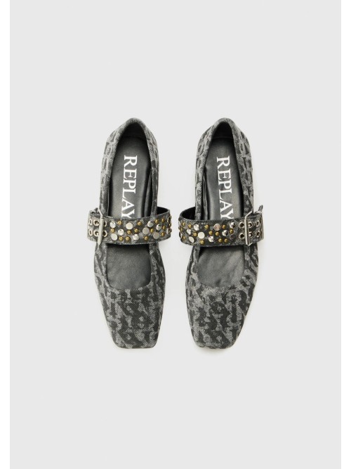 REPLAY-Zapato SABINE ALL gris oscuro-comprar AHORA