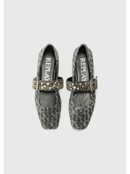 REPLAY-Zapato SABINE ALL gris oscuro-comprar AHORA