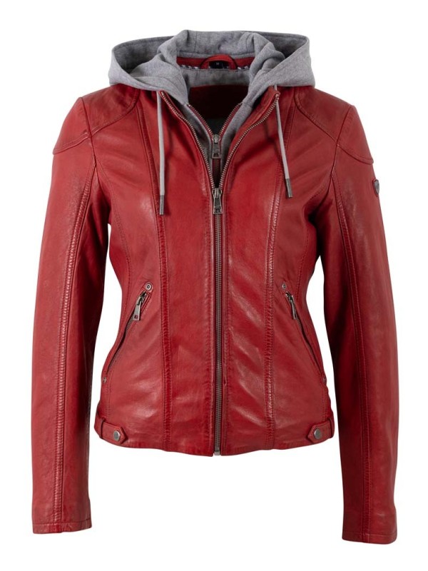Chaqueta cuero AMMY ROJO
