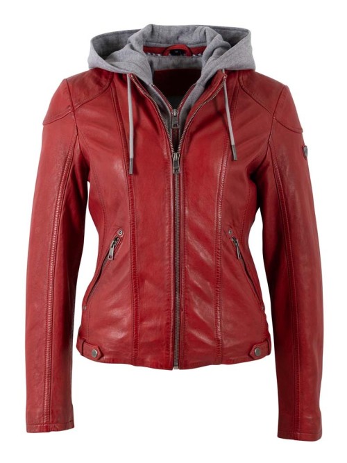 Chaqueta cuero AMMY ROJO