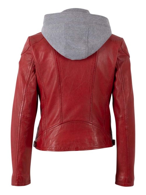 Chaqueta cuero AMMY ROJO