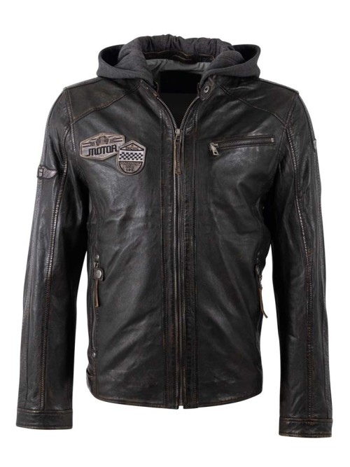 Chaqueta cuero DEZIMUS
