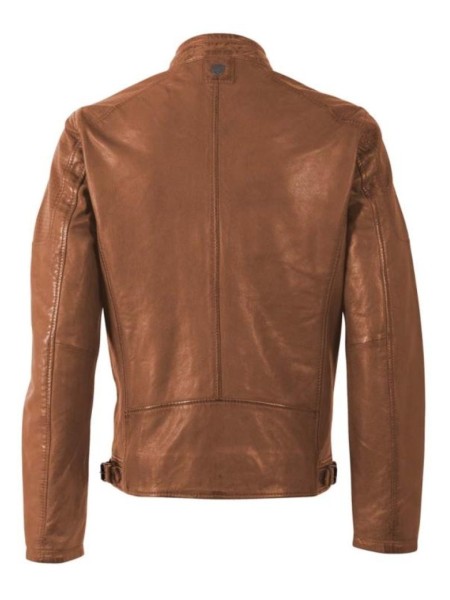 Chaqueta cuero BROUM MARRON