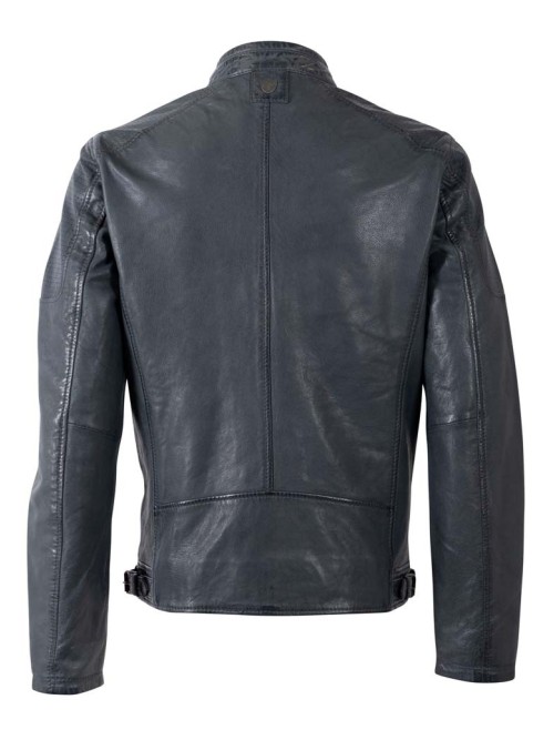 Chaqueta cuero BROUM AZUL