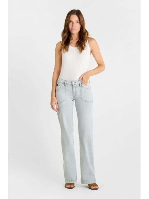 Pantalón flare JILL gris N°3