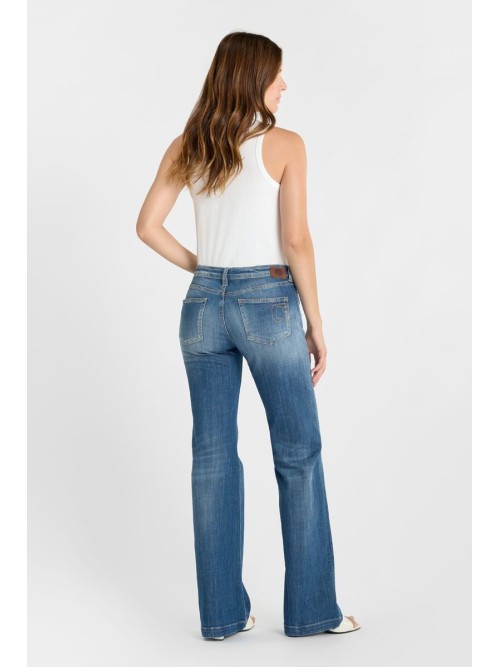 Pantalón flare ROSA azul N°4