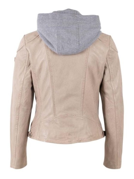 Chaqueta cuero AMMY beige