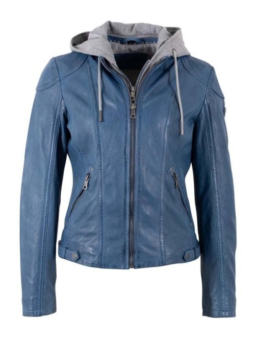 Chaqueta cuero AMMY azul