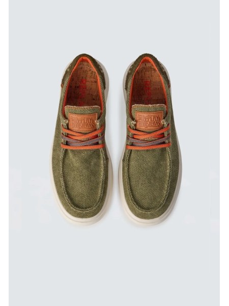 Mocasines con cordones ALCYON 2 TEX verde