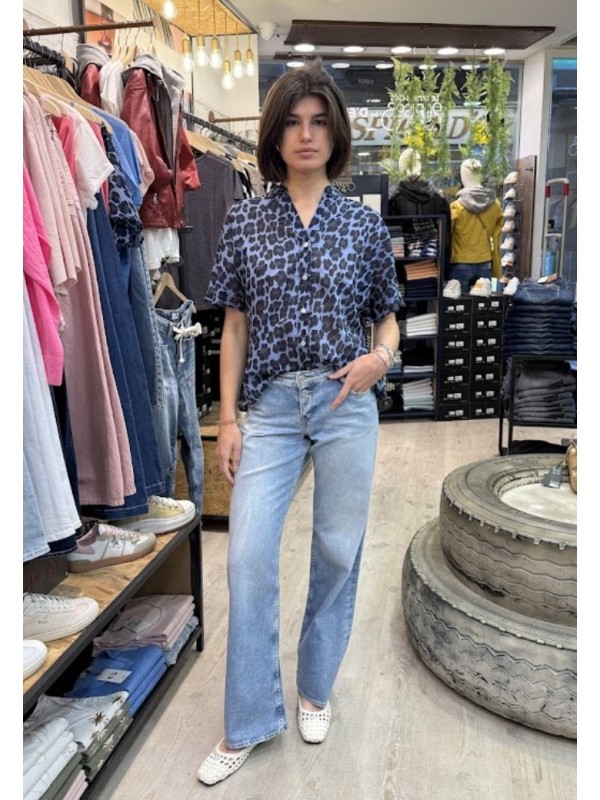 Camisa MELLY blue | Le temps des Cerises