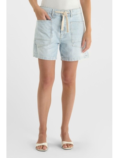 Short rallado MADO azul blanco