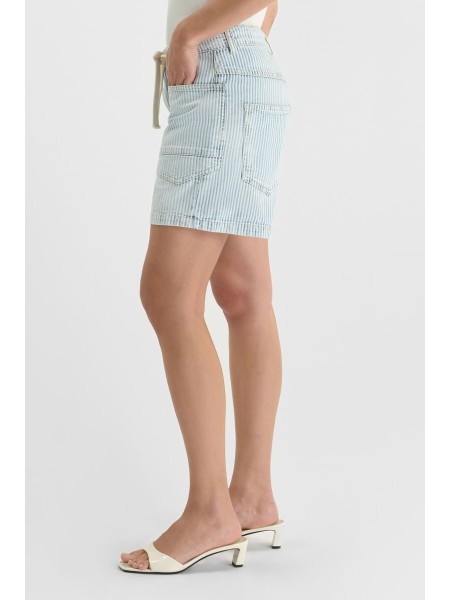 Short rallado MADO azul blanco