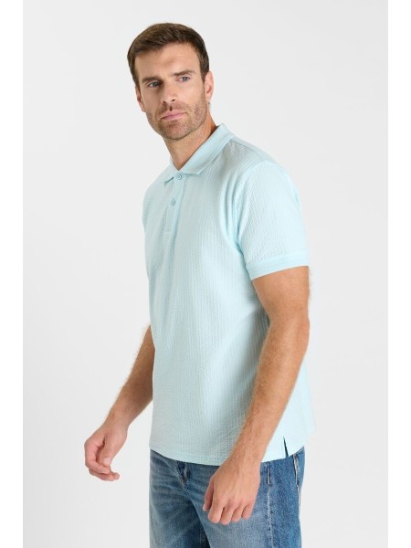 Polo ERAVO verde turquesa
