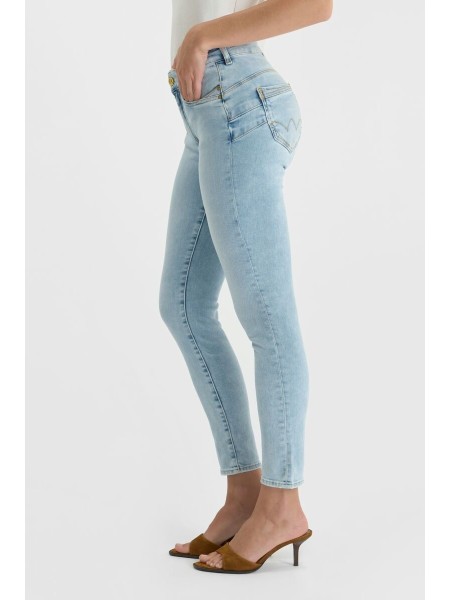 Pantalón slim TAINA azul N°5