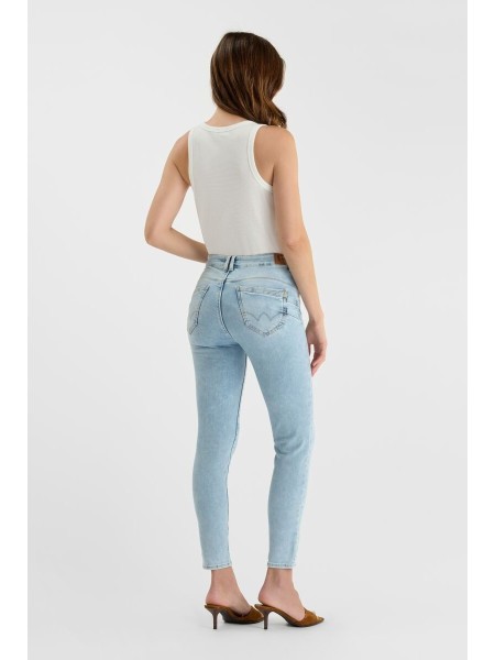 Pantalón slim TAINA azul N°5