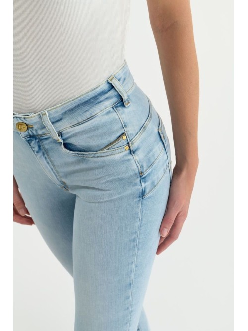 Pantalón slim TAINA azul N°5