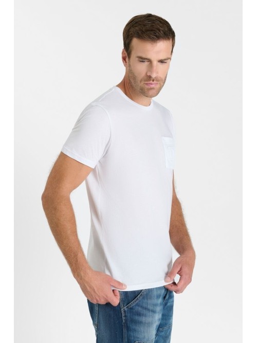 Camiseta cuello redondo NAIA blanco