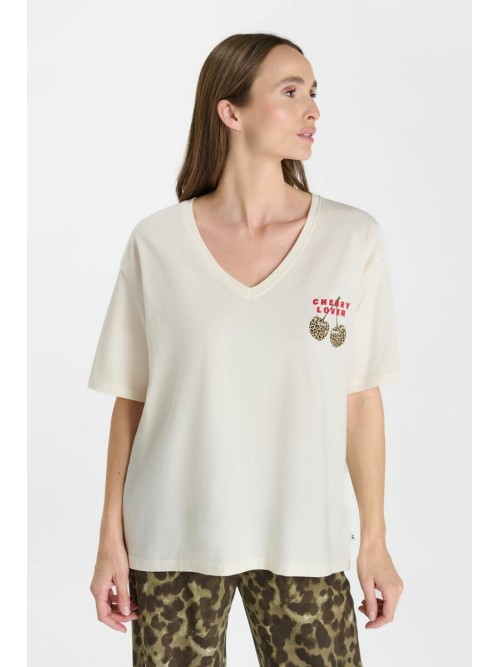 Camiseta ROCKY Le Temps des Cerises beige | Envío Gratis