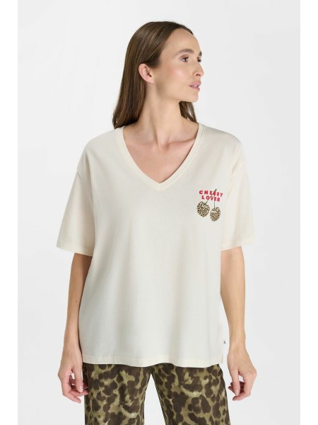 Camiseta ROCKY Le Temps des Cerises beige | Envío Gratis