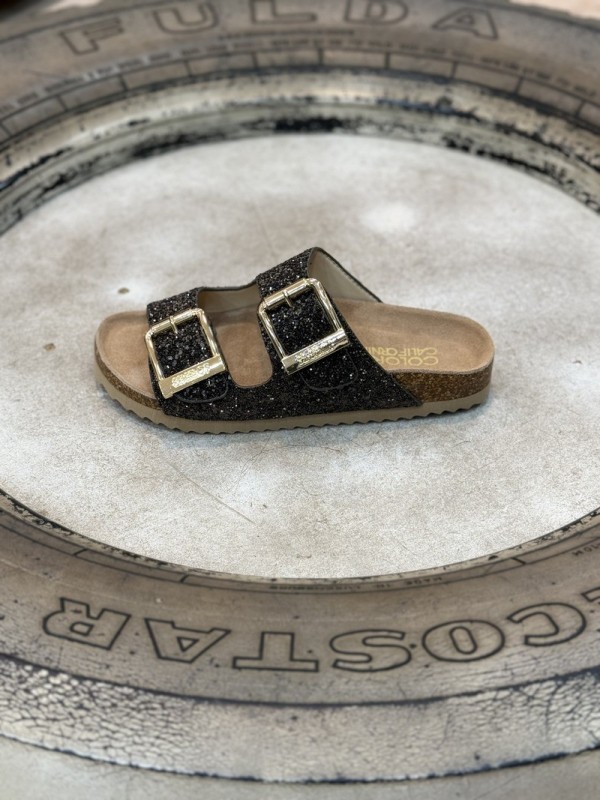Sandalia brillantina BIO35N MARRON