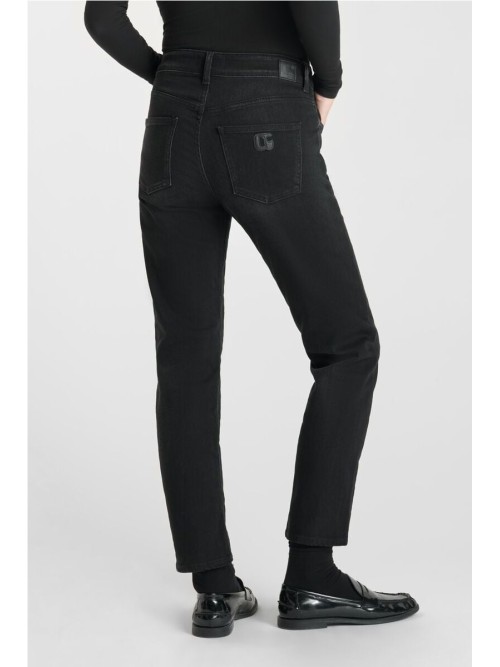 Pantalón mom SOLO 400/17 cintura alta 7/8 negro n°1 | comprar ahora