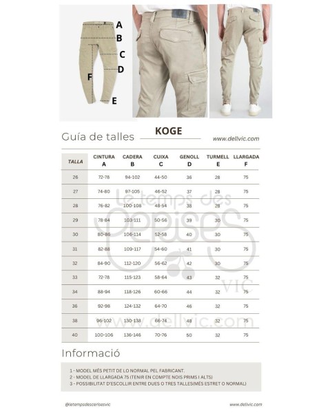 Pantalón jogger KOGE azul marino | comprar ahora