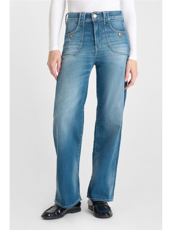 Pantalón push up ZIM cintura alta 7/8 azul N°3 | comprar ahora