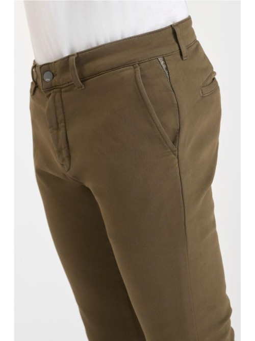 Le temps des Cerises-Pantalón chino KURT verde oscuro-comprar AHORA