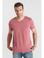 Camiseta cuello pico OGRIBS rosado