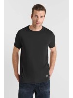 Camiseta cuello redondo OBROWN negro