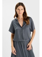 Top YORA gris antracita